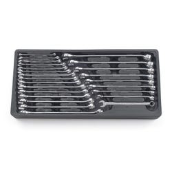 Gearwrench 24-Piece Long Pattern Non-Ratcheting Combination Wrench Set - SAE/Metric, Set of 24