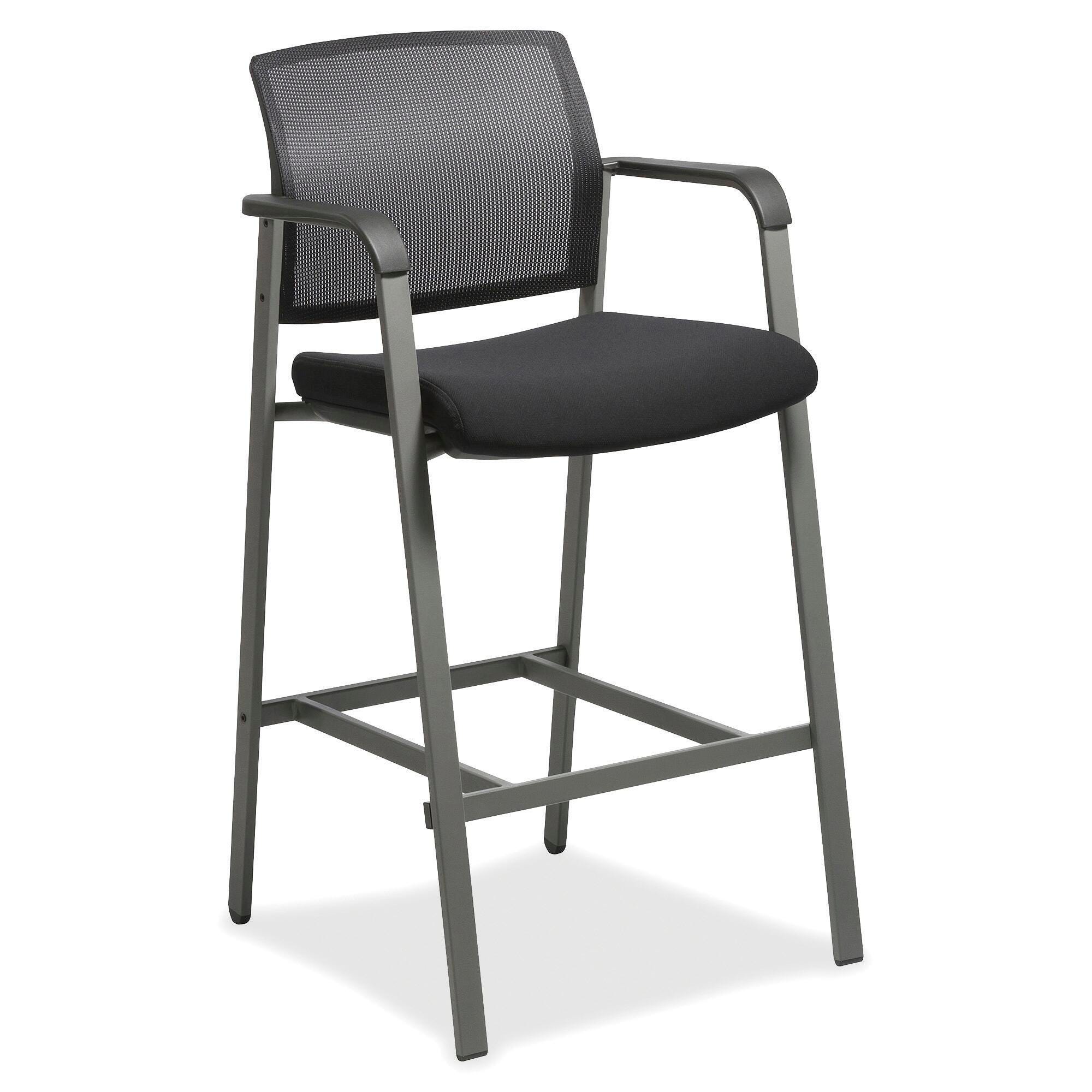 Classroom Select Mesh Back Guest Stool, 23-5/8 x 22-7/8 x 42-7/8 Inches, Black 1591921