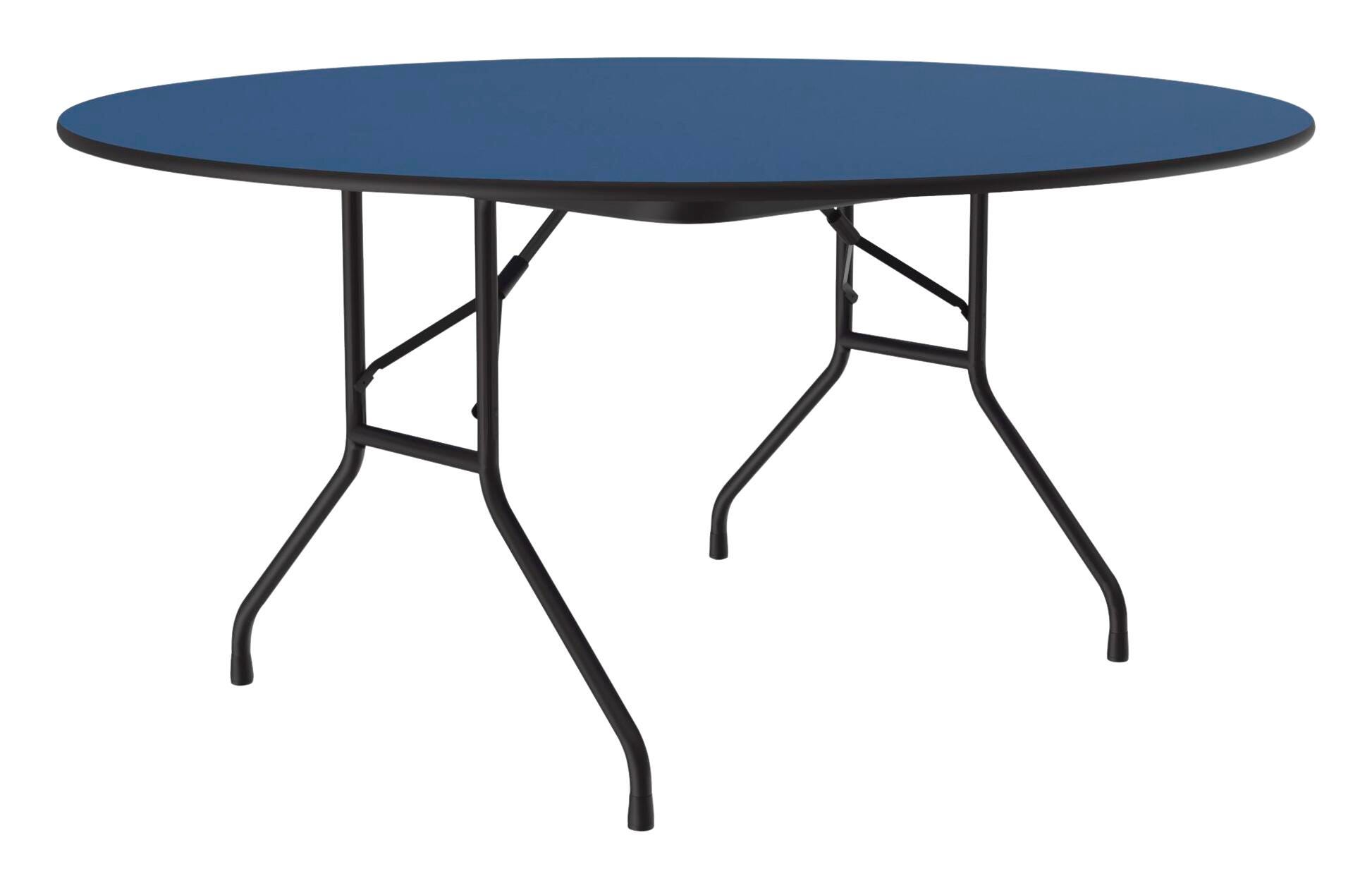 Correll Round Wood Heavy Duty Folding Table, High Pressure Laminate, High Intensity Colors 4001445