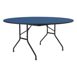 Correll Round Wood Heavy Duty Folding Table, High Pressure Laminate, High Intensity Colors 4001445