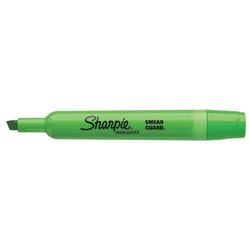Sharpie Tank Style Highlighters, Chisel Tip, Fluorescent Green, Pack of 12 077286