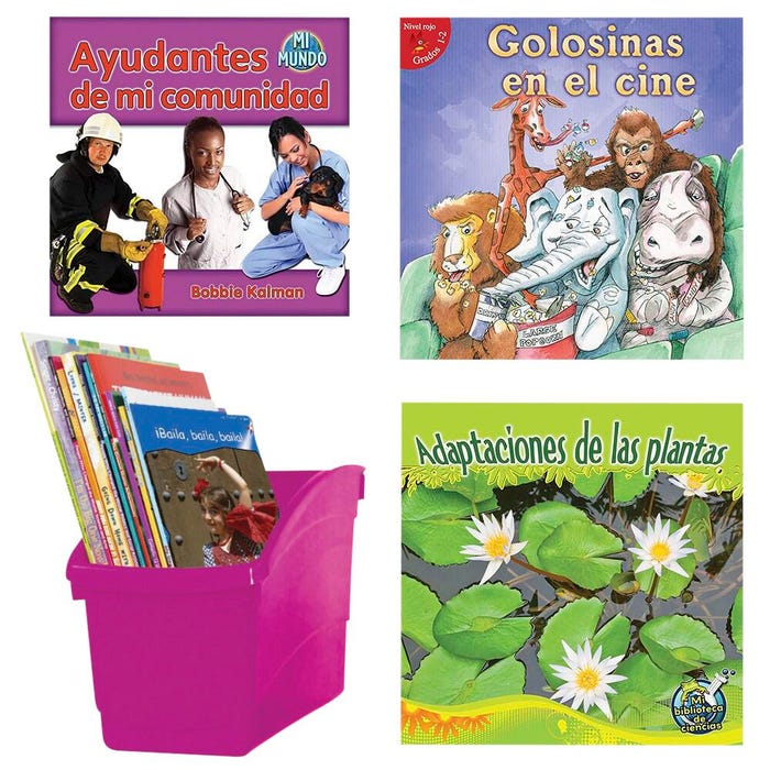 Achieve It! Spanish Leveled Readers G-H Fiction & Nonfiction, Set of 50