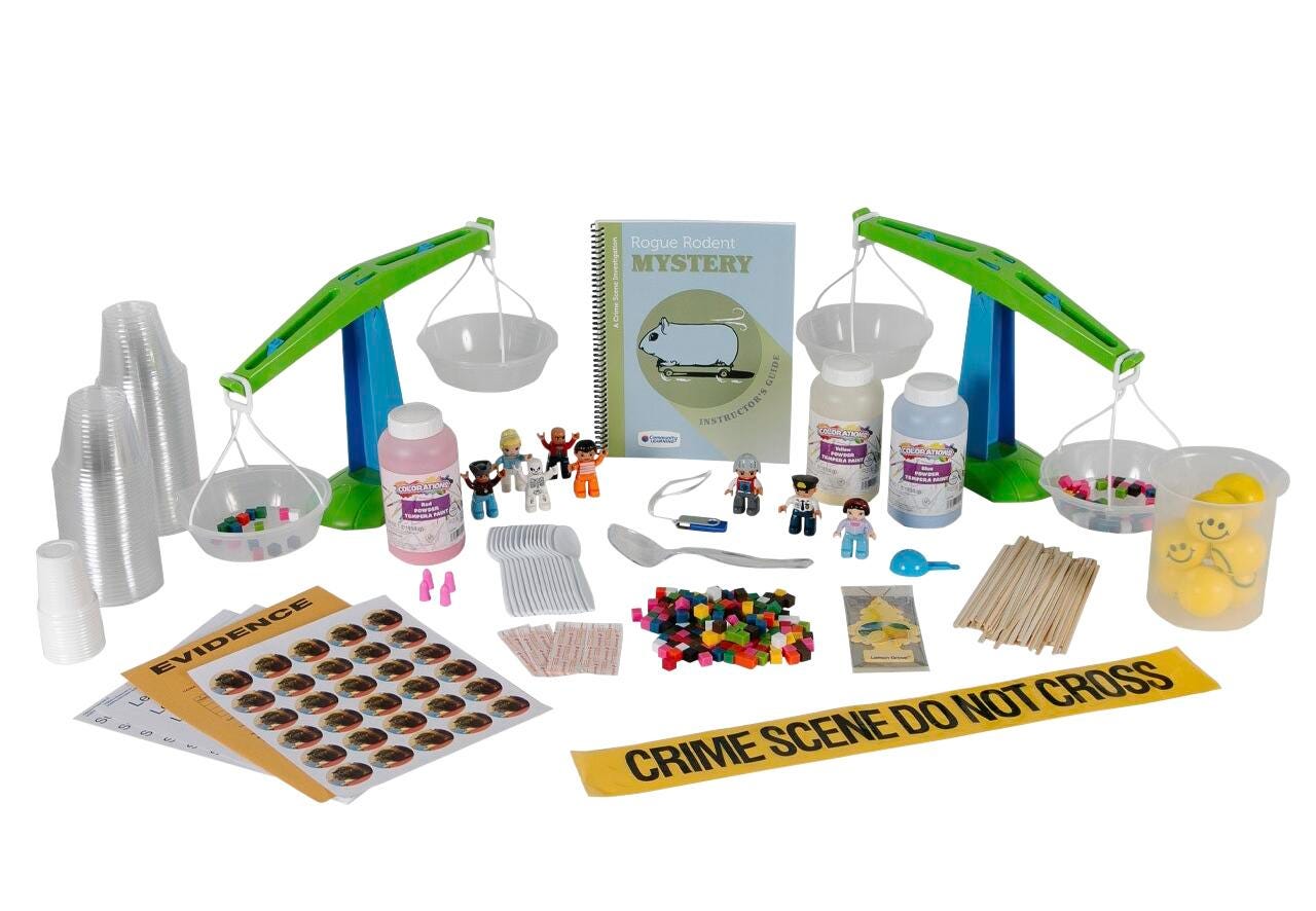 Image for Community Learning Rogue Rodent Mystery, A Crime Scene Investigation Classroom Kit, Grades PreK to 1 from School Specialty
