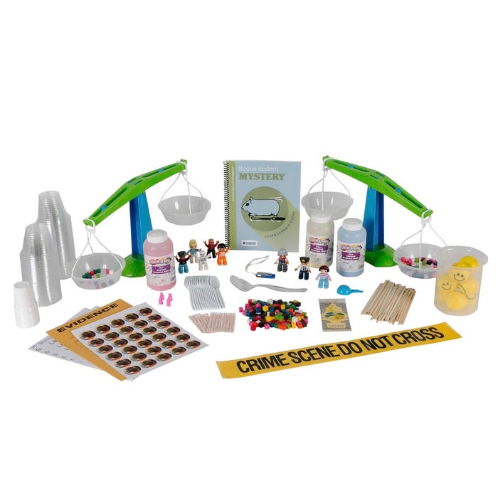 Community Learning Rogue Rodent Mystery, A Crime Scene Investigation Classroom Kit, Grades PreK to 1