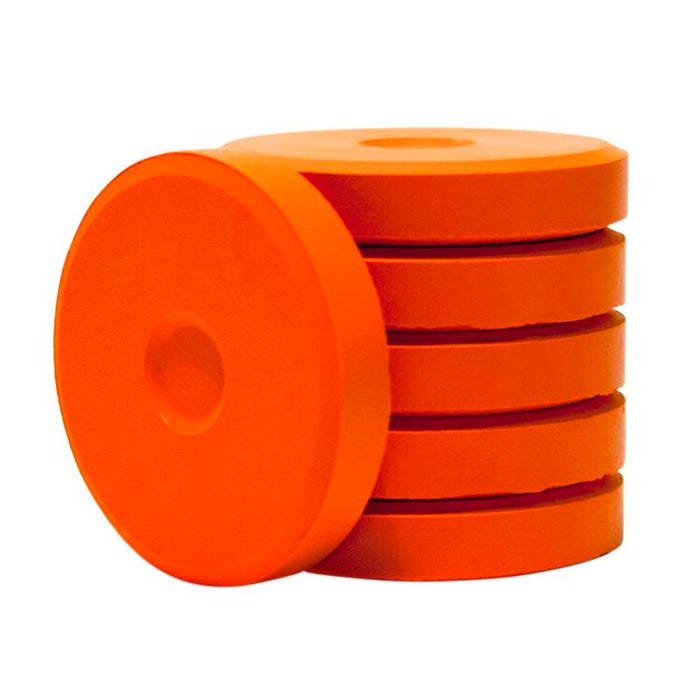 Jack Richeson Mini Tempera Cake, Orange, Pack of 6