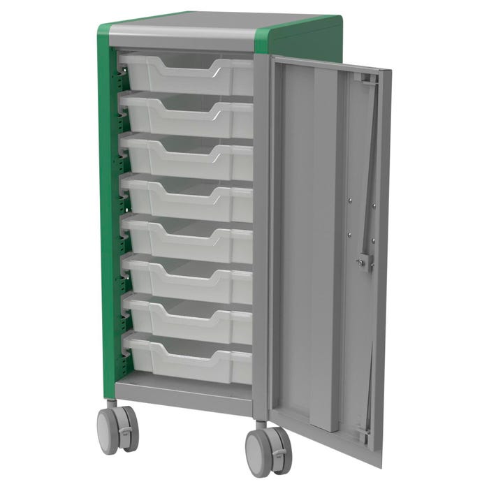 Classroom Select Geode Medium Cabinet, Single Wide, 8 Tote Trays