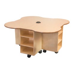 Childcraft Mobile STEAM Table, Square, 47-3/4 x 47-3/4 x 25 Inches 1603221