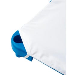 Angels Rest Value Line Standard Cot Sheet, 51 x 22 Inches, White, Pack of 4 2153216