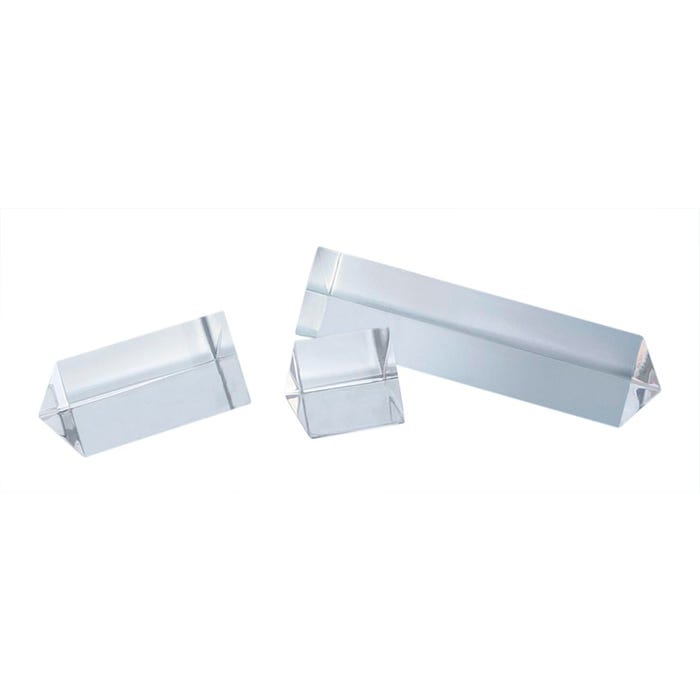 Frey Scientific Equilateral Acrylic Prisms - Set of 3
