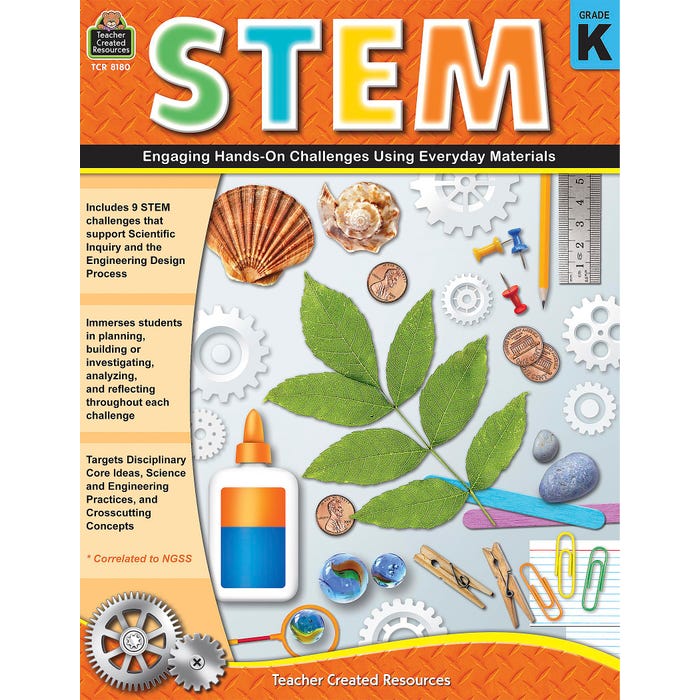 STEM: Engaging Hands-On Challenges Using Everyday Materials, Kindergarten