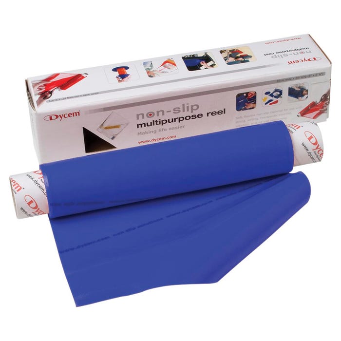 Dycem Non-Slip Material Roll, 8 Inches x 6-1/2 Feet, Blue