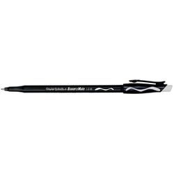 Paper Mate EraserMate Erasable Ballpoint Pen, Medium Point, 1.0 mm, Black, Pack of 12 077369