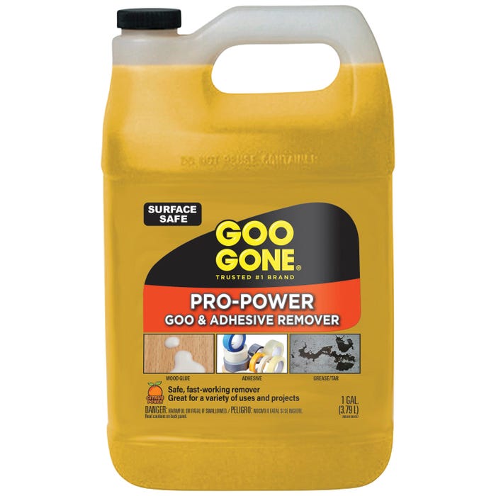 Goo Gone 1 Gal Pro-Power Remover, Liquid, Citrus Scent, Case of 4