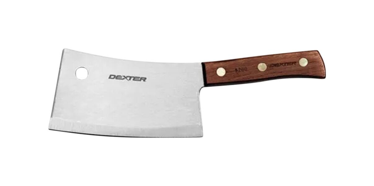 Dexter DEXSTEEL Cleaver with Rosewood Handle, 7 Inches