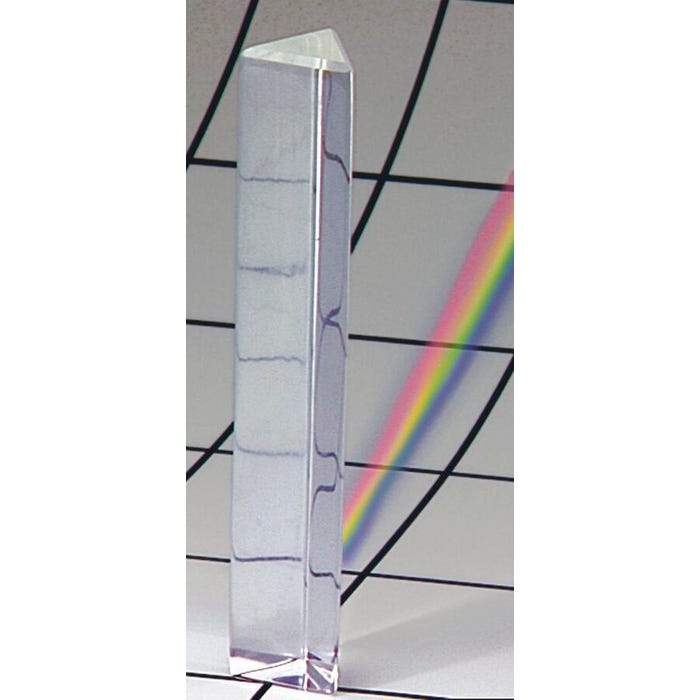 Frey Scientific Acrylic Equilateral Prism, 1 x 6 Inches