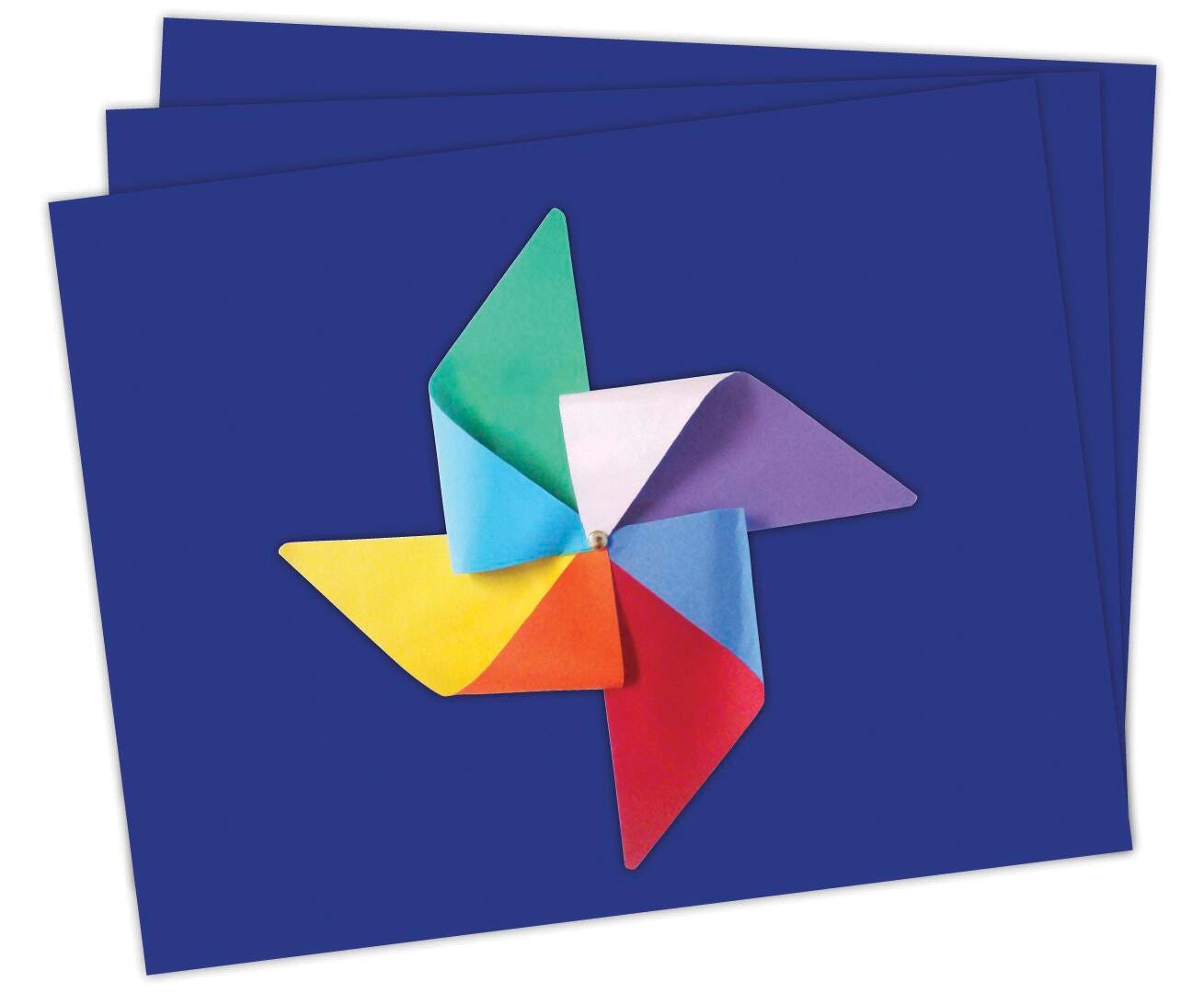 School Smart Railroad Board, 22 x 28 Inches, 4-Ply, Dark Blue, Pack of 25 1485733