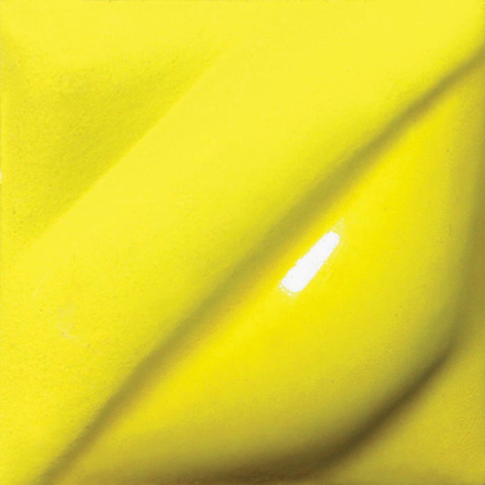 AMACO Velvet Underglaze, V-391 Intense Yellow, Opaque, Pint