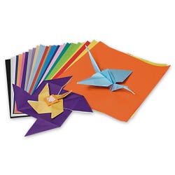 Pacon® Origami Paper, 9 x 9 Inch, Assorted, Pack of 40