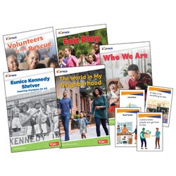 Teacher Created Materials Community & Social Awareness Book Set and Game Cards, Grade 1, Item Number 2097290