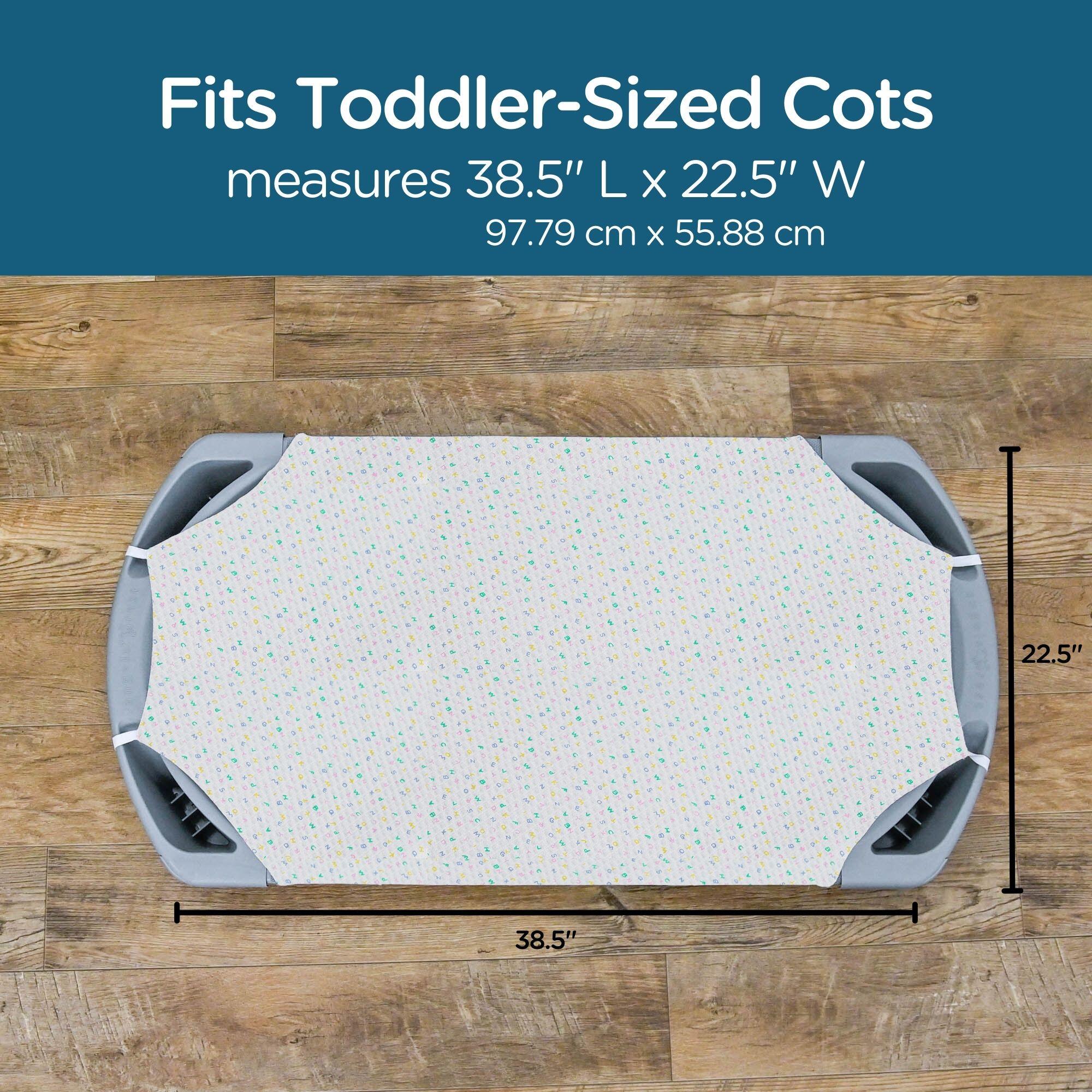 Angeles Angels Rest Sheet, Toddler, 38-1/2 x 22-1/2 Inches, Set of 5 4004955