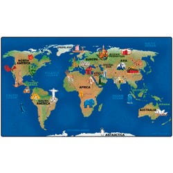Carpets for Kids Premium Continental Wonders Carpet, Rectangle 4002241