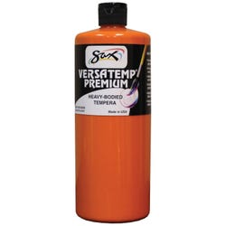 Image for Sax Versatemp Premium Heavy-Bodied Tempera Paint, 1 Quart, Orange from School Specialty