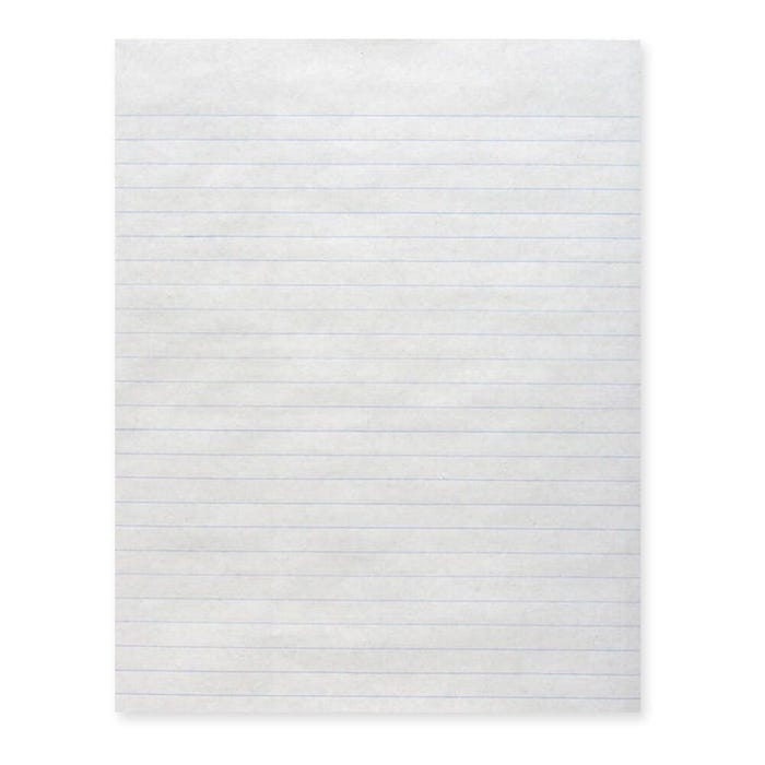 School Smart Newsprint Paper, California Approved, 8-1/2 x 11 Inches, White, 500 Sheets