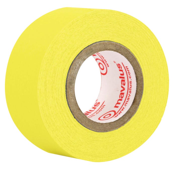 Mavalus Removable Poster Tape with 1 Inch Core, 1 x 324 Inches, Yellow