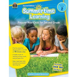 Teacher Created Resource Workbook SummerTime Learning, Grade 2, Item Number 2098935