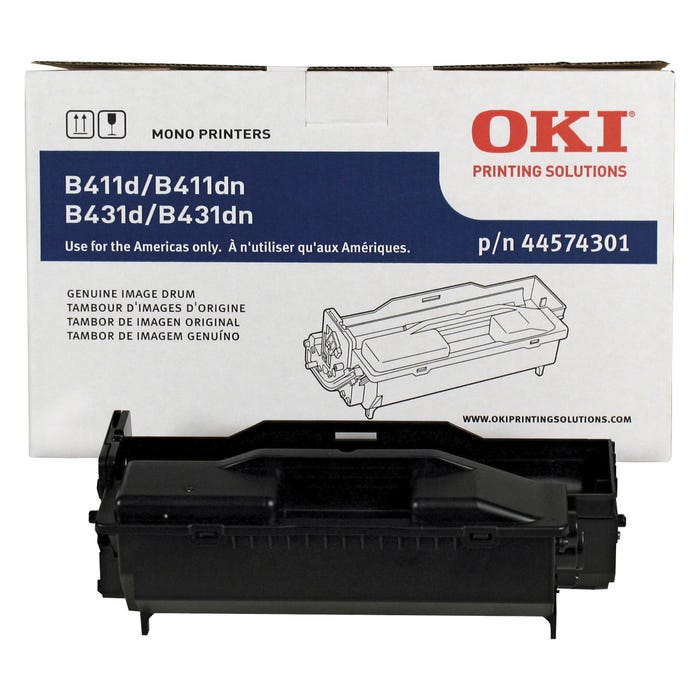 Okidata Replacement Drum Unit, 44574301, Black