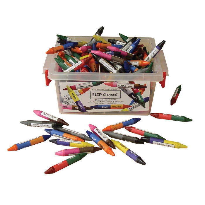 Handwriting Without Tears Flip Crayon Set, Multiple Color, Set of 206