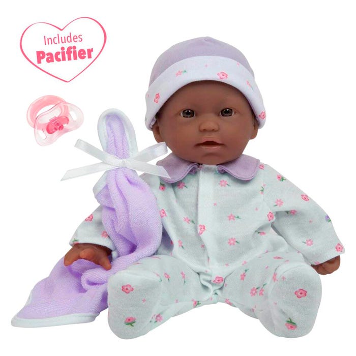 La Baby Soft Body Play Doll, 11 Inches, African American