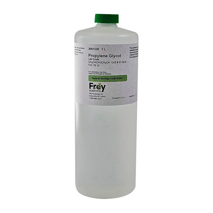 Frey Scientific Propylene Glycol, Lab Grade, 1 Liter