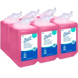 Kleenex Foam Skin Cleanser Refill with Moisturizer, 1000 ml, Pink, Carton of 6, Item Number 1541845