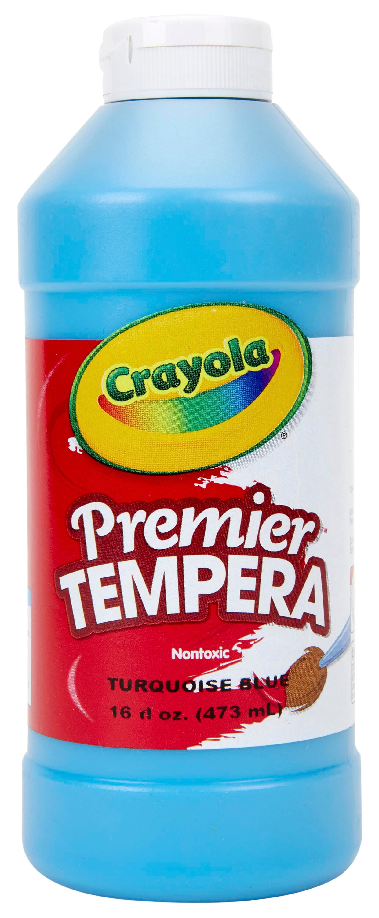 Crayola Premier Tempera Paint, Pint, Turquoise, Item Number 007860