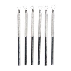 Jack Richeson Mini Steel Ribbon Sculpting Tool Set, 5 x 1/4 Inches, Set of 6 2148882