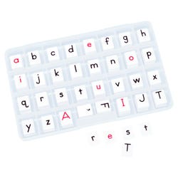 Primary Concept Two-Sided Letter Tiles, 272 Pieces, Item Number 2020939