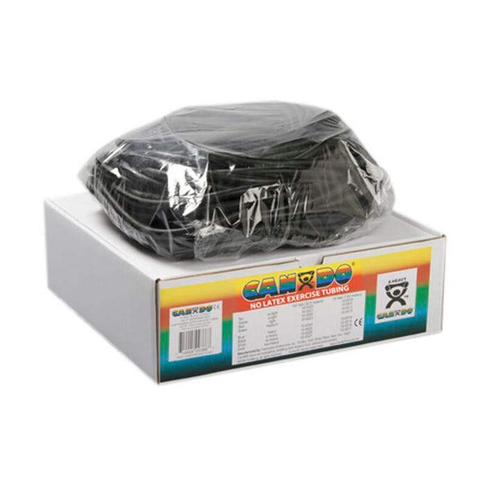 CanDo No-Latex X-Heavy Resistance Band, 100 Feet, Black