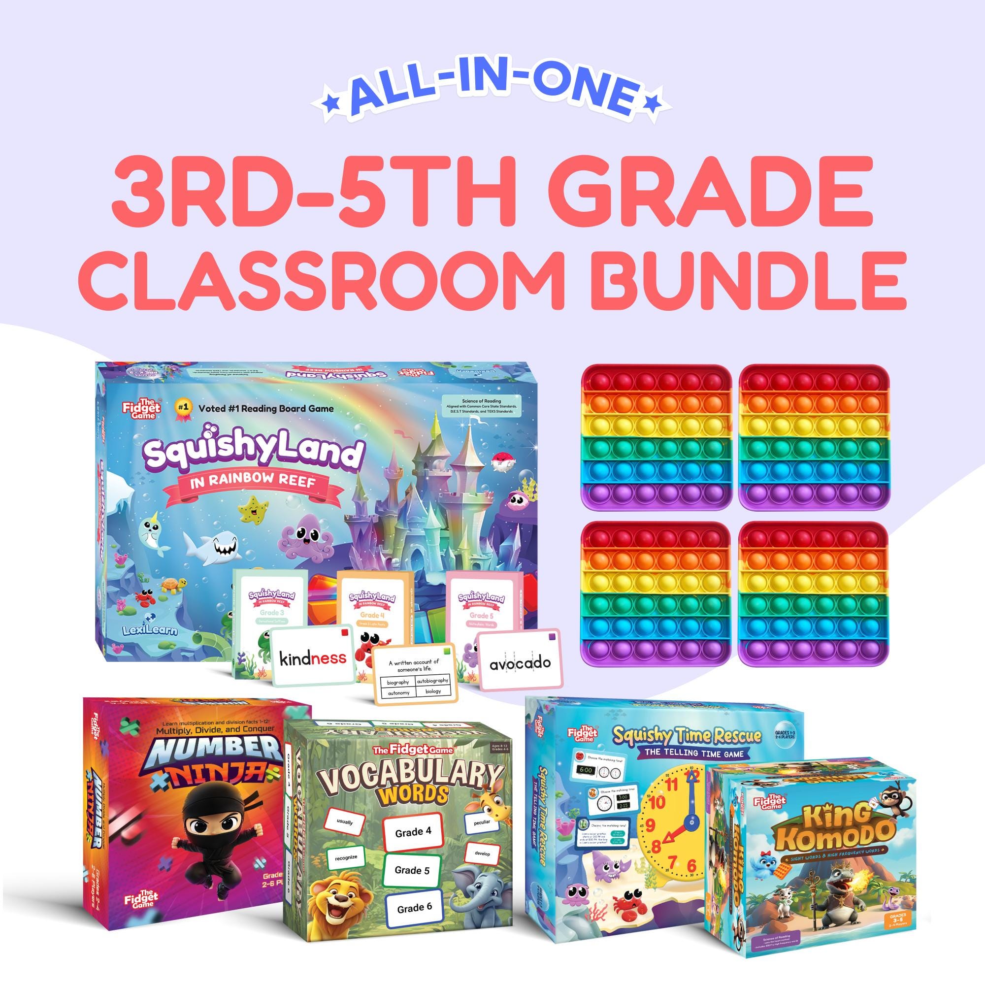 Image for The Fidget Game Grade 3 to 5 Classroom Bundle from School Specialty