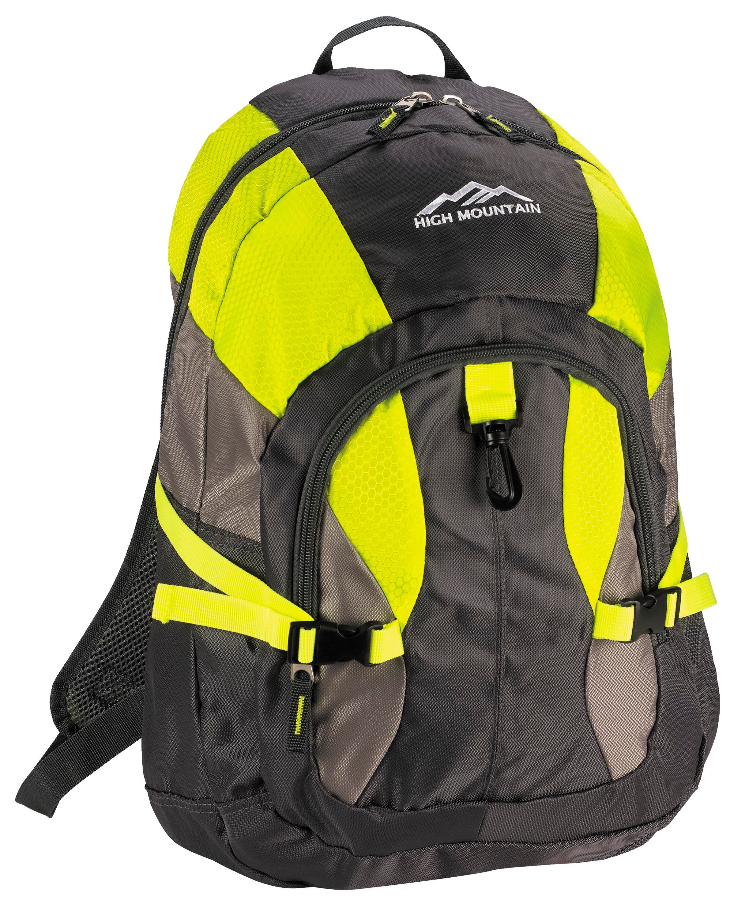 High Mountain Deluxe Backpack, Lime, Item Number 2003483