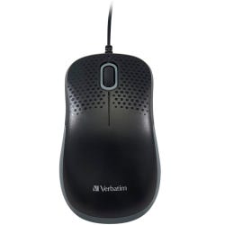 Verbatim Silent Corded Optical Mouse, Black 2136009