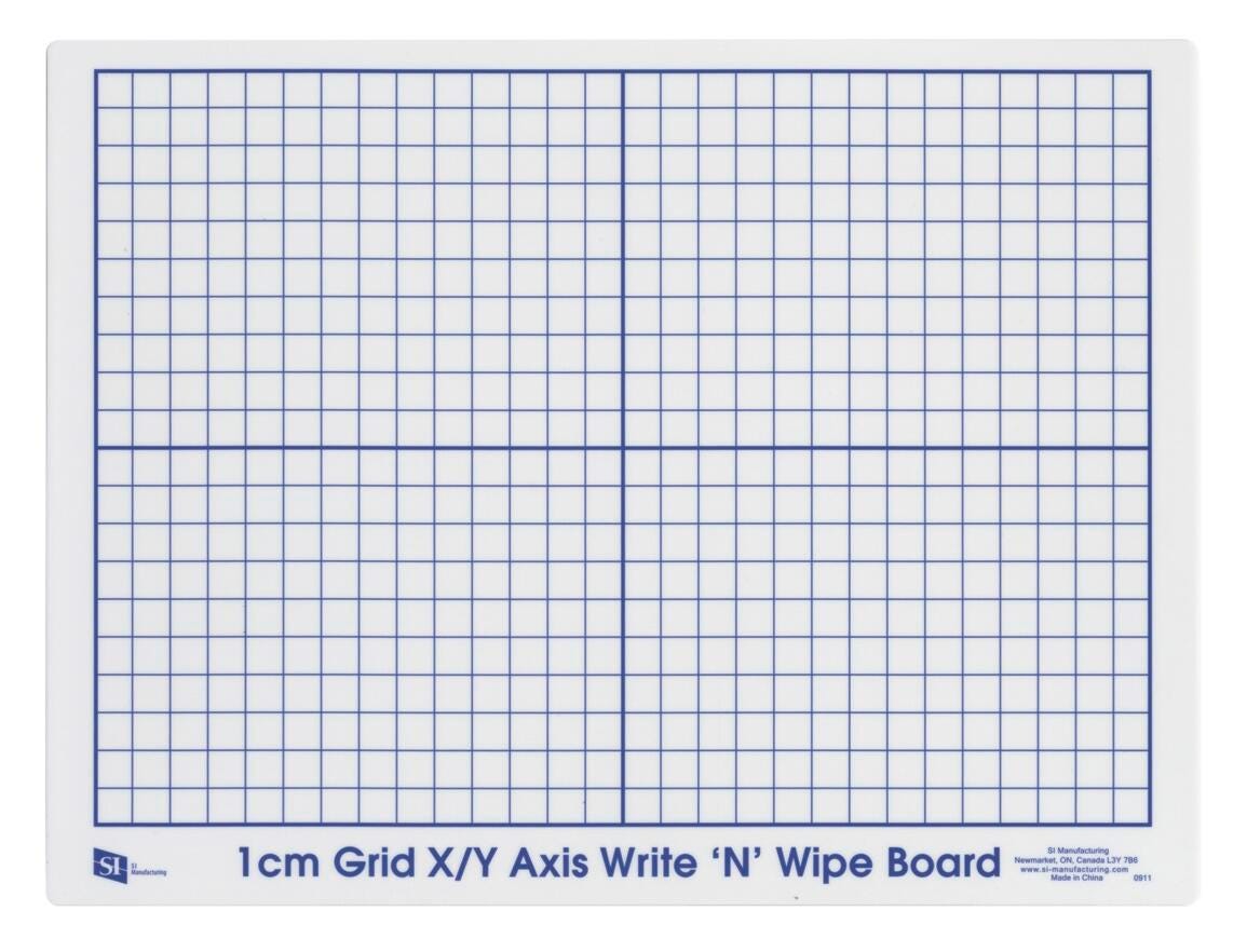 Write ‘N’ Wipe Board Class Set of 30 - X-Y Axis 2218441