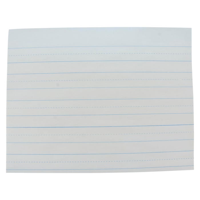 School Smart Skip-A-Line Ruled Writing Paper, 7/8 Inch Ruled Long Way, 11 x 8-1/2 Inches, 500 Sheets