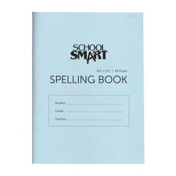 School Smart Spelling Blank Book, 5-1/2 x 8-1/2 Inches, 48 Pages, Pack of 24 085472