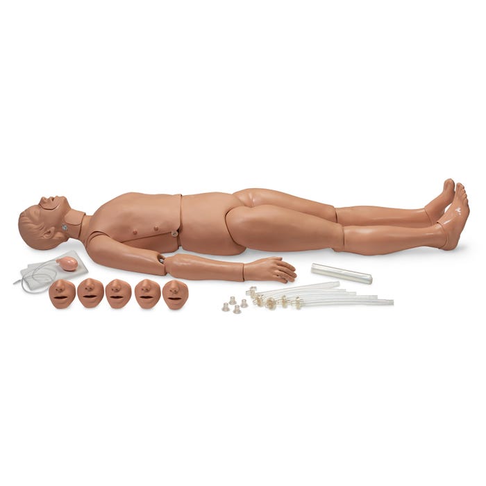 Simulaids Full-Body CPR Manikin, Light Skin Tone
