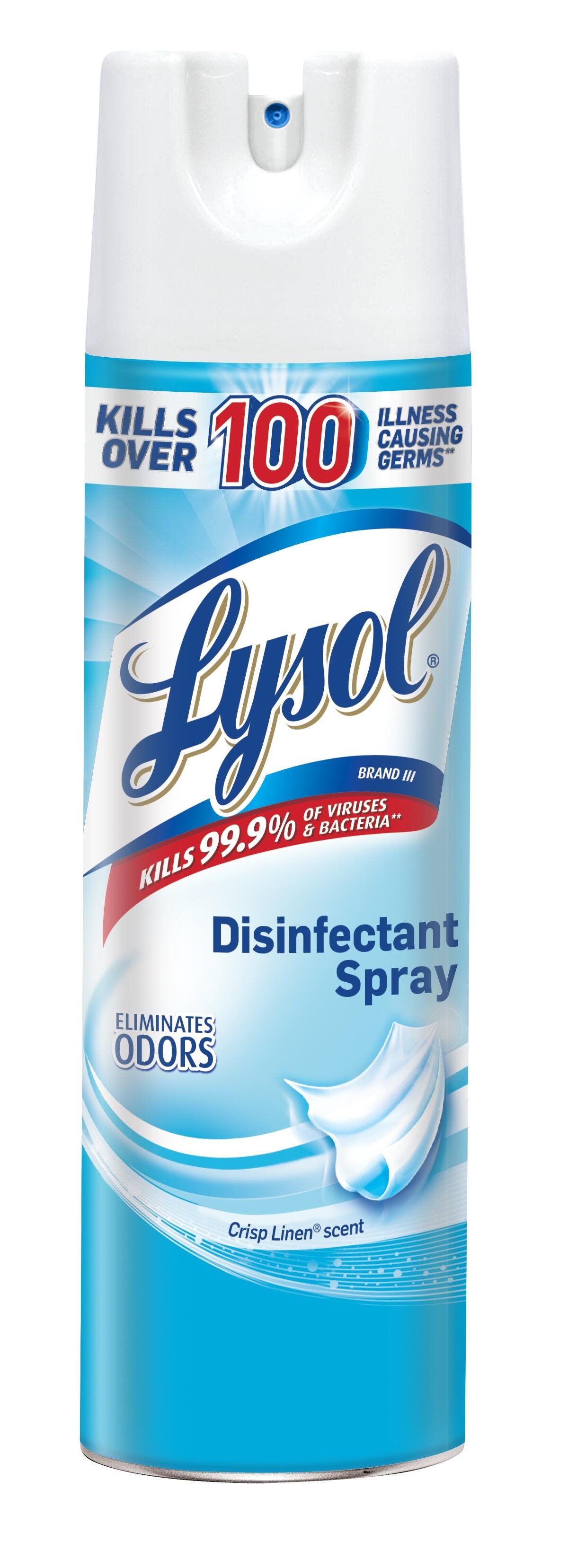 Image for Lysol Disinfectant Spray, 19 Ounce, Crisp Linen, Pack of 12 from School Specialty