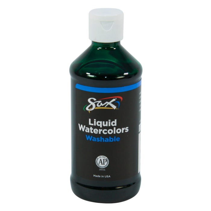 Sax Liquid Washable Watercolor Paint, 8 Ounces, Green
