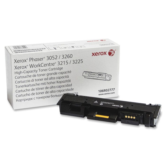 Xerox Ink Toner Cartridge, 106R02777, Black