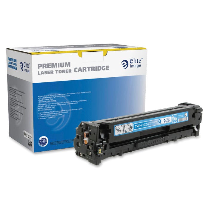 Elite Image Remanufactured Toner Cartridge for HP 211A, Cyan