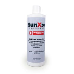 SunX 30+ Broad Spectrum Sunscreen- 16 oz Flip Top, Item Number 1556859